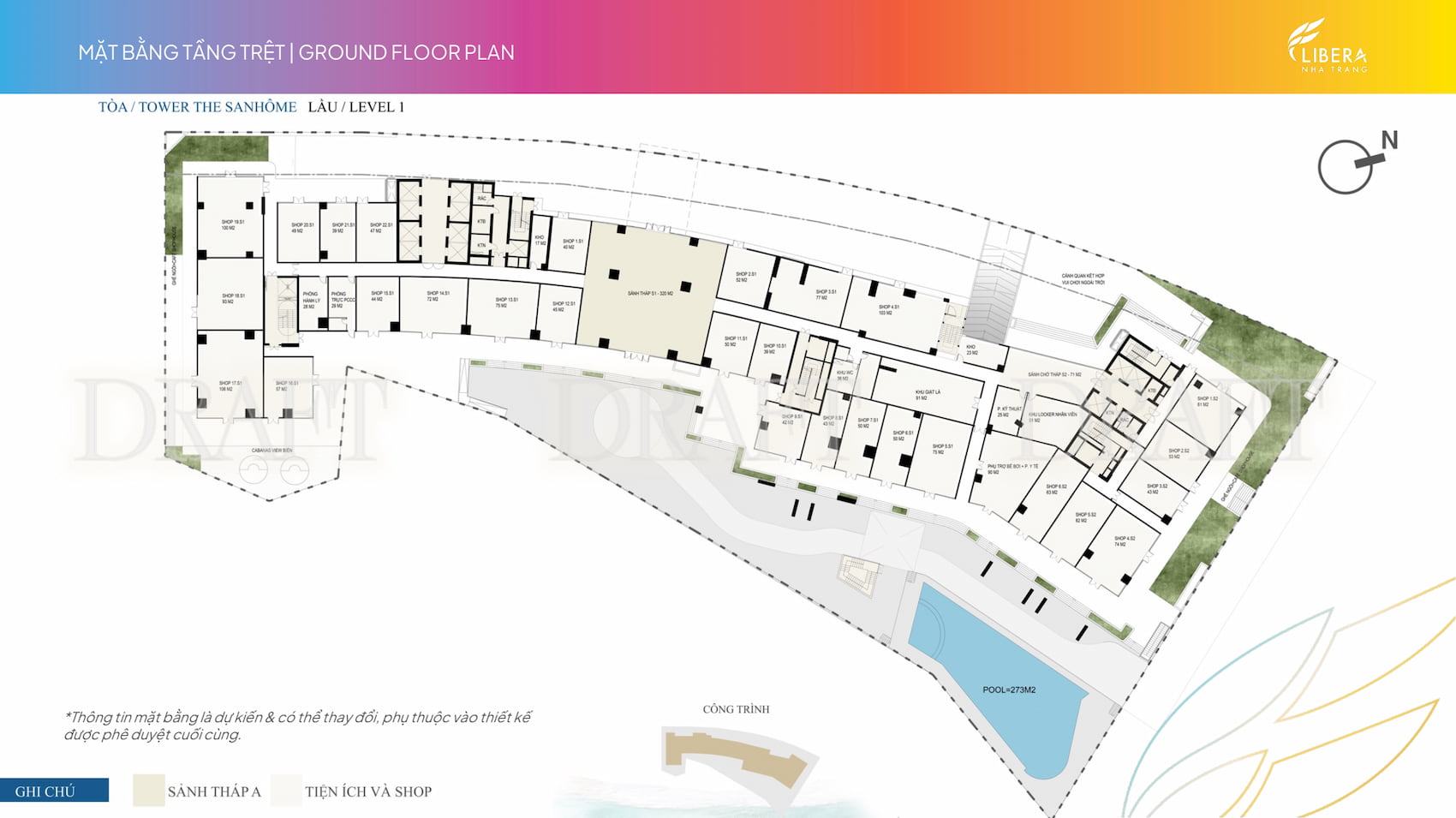 Căn Hộ Amo (1PN+) 36m2-45m2 Tòa The Sanhôme & The Paramount