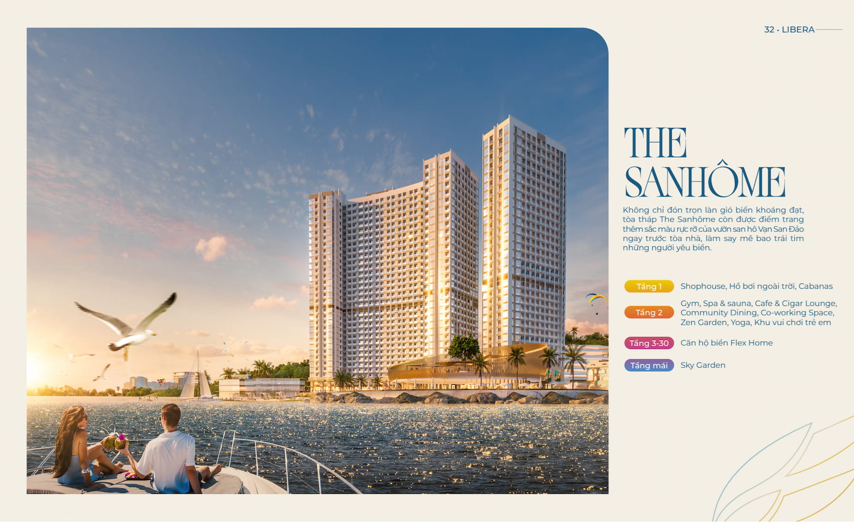 Căn Hộ Rica (55-60m²), 2 Phòng Ngủ Tòa The Sanhôme Và Tòa The Paramount