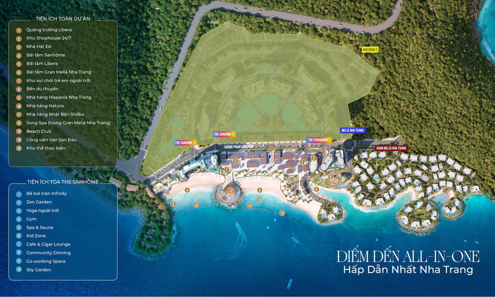 Căn Hộ Rica (55-60m²), 2 Phòng Ngủ Tòa The Sanhôme Và Tòa The Paramount