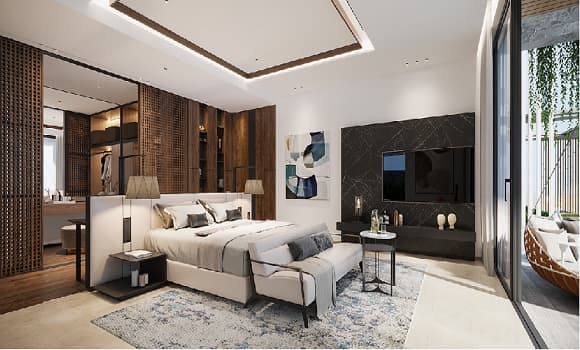 Căn Hộ Rica (55-60m²), 2 Phòng Ngủ Tòa The Sanhôme Và Tòa The Paramount