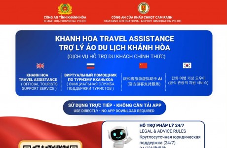 Khanh Hoa Launches "Travel Assistance" AI Chatbot for International Tourist Safety